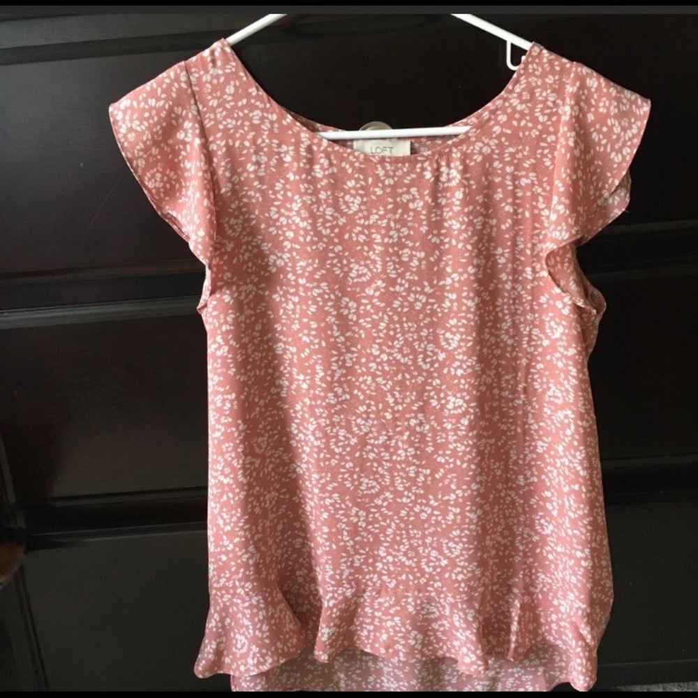 Loft Flutter Sleeve Top